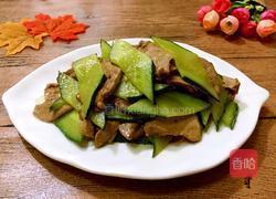 黄瓜炒猪肝的做法图解9