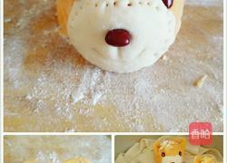 小熊南瓜豆沙包的做法图解9