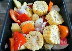 时蔬烤鸡腿肉的做法图解3