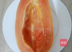 木瓜酸奶西米露的做法图解2