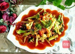 西红柿炒双色菜花的做法图解11