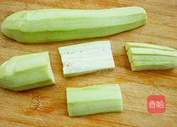 蚝油茄子烧豆角的做法图解2