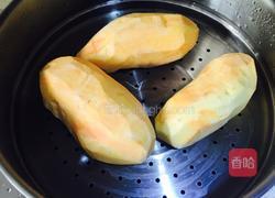 芝士焗番薯的做法图解2