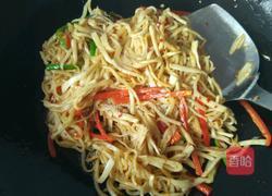 麻辣芋头丝的做法图解4