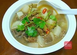 白萝卜炖牛腩的做法图解6