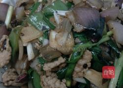 双葱汇肉的做法图解5