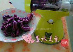 糯米紫薯球的做法图解2