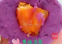 糯米紫薯球的做法图解4