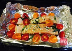 迷迭香酱汁三文鱼的做法图解9