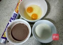 巧克力鸡蛋布丁的做法图解1