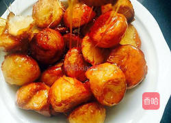拔丝土豆球的做法图解13