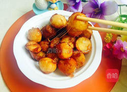 拔丝土豆球的做法图解14