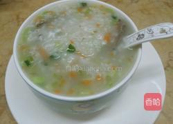 猪肝粥的做法图解4