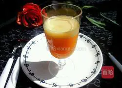 Illustration of how to make cute and sweet orange and mango juice 8