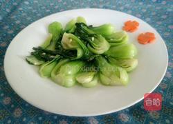 生炒油菜的做法图解5