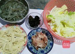 大白菜炖粉条的做法图解2