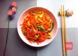 辣炒萝卜肉丝的做法图解9