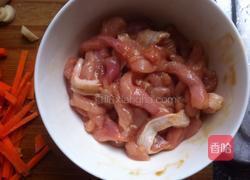 辣炒萝卜肉丝的做法图解3