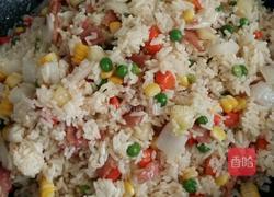 培根炒饭的做法图解4