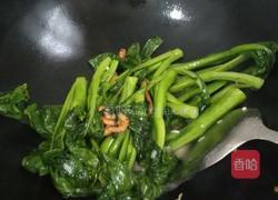 海米油菜苔的做法图解8