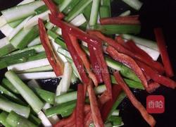 清炒茭白芦笋的做法图解5