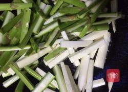 清炒茭白芦笋的做法图解4