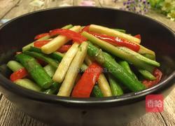 清炒茭白芦笋的做法图解8