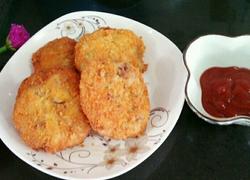 鸡肉可乐饼