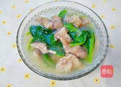 小白菜滑肉汤的做法图解15