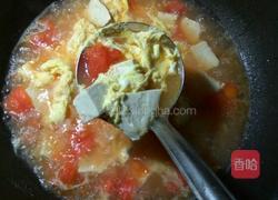 西红柿鸡蛋豆腐汤的做法图解9