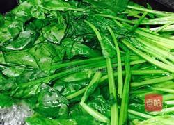 姜蒜香汁菠菜的做法图解4
