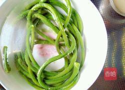 芝麻酱拌豆角的做法图解4