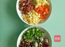 腊肠什锦饭的做法图解2