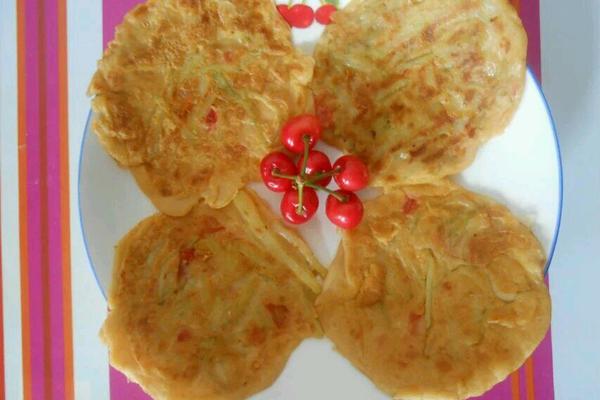 西红柿土豆煎饼