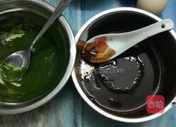 迷彩戚风蛋糕的做法图解2