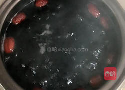 黑米红枣粥的做法图解4