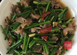 韭菜苔辣炒鸡胗的做法图解4