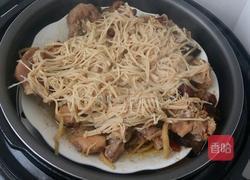 蓬松金针鸡的做法图解4