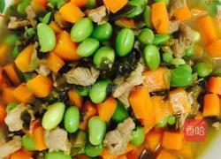 雪菜毛豆的做法图解8