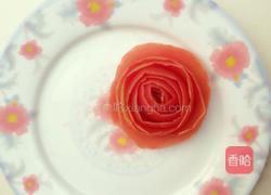 西红柿玫瑰花的做法图解3