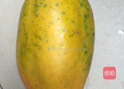 木瓜牛奶炖银耳的做法图解1