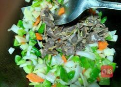 时蔬炒鸭肫的做法图解5