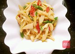 呛炒石笋的做法图解4