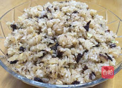  花豆焖糯米饭的做法图解9