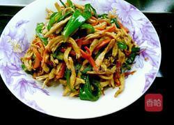 青椒胡萝卜炒鸡丝的做法图解11