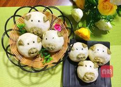 小猪豆沙包的做法图解8