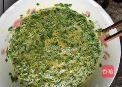 韭菜鸡蛋饼的做法图解4