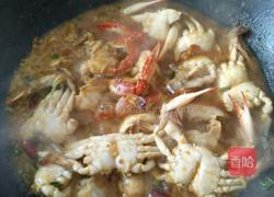 酱炒螃蟹的做法图解3