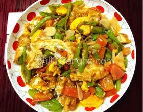 絕代雙椒炒煎荷包蛋