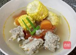 番茄玉米排骨汤的做法图解6